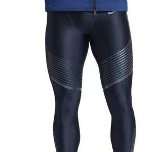 new with tags NIKE Power Speed Running Compression Tights MEN size MEDIUM